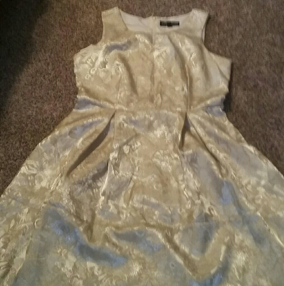 Gold dress